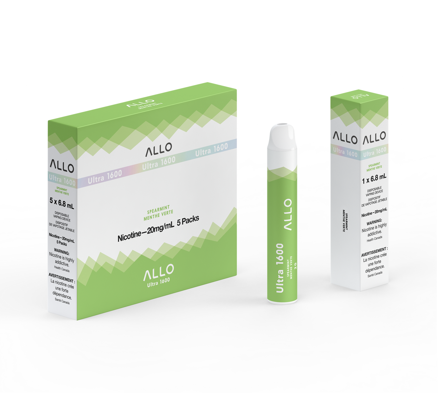 ALLO ULTRA 1600 DISPOSABLE 25PC/CARTOON