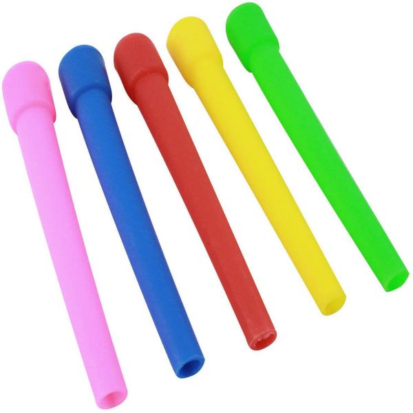 Zebra Coloerd Male Tips Super Long 50Pcs/Bag-100Bag/Case