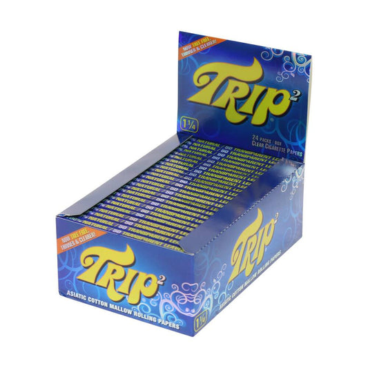 Trip2 Clear 1 1/4 Rolling Papers - 24ct