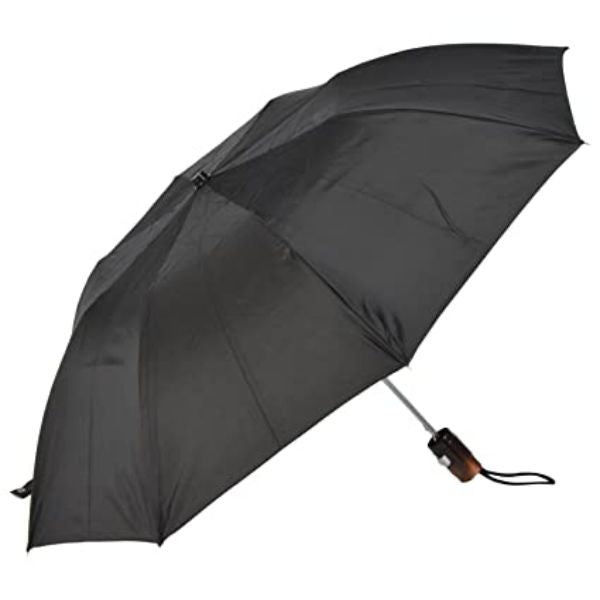 Umbrella Black W/U Handle 2 Fold #Sa-8749