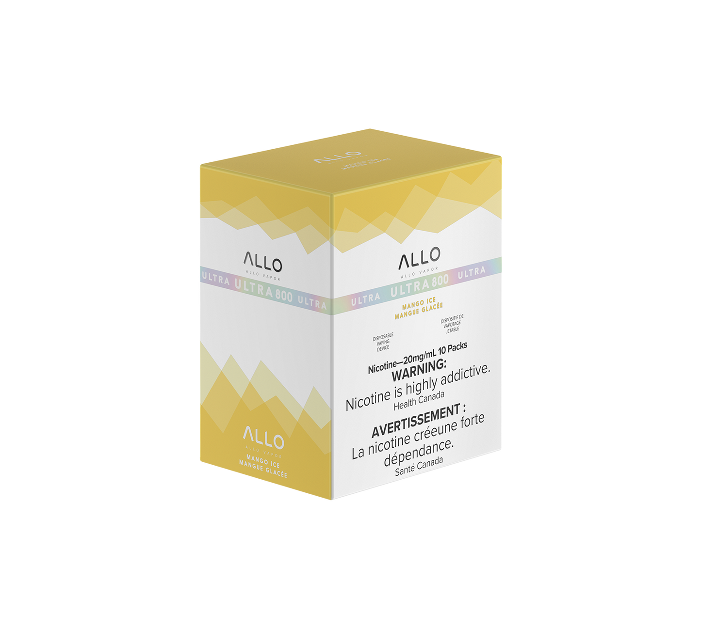 ALLO ULTRA 800 DISPOSABLE 10PC/CARTON