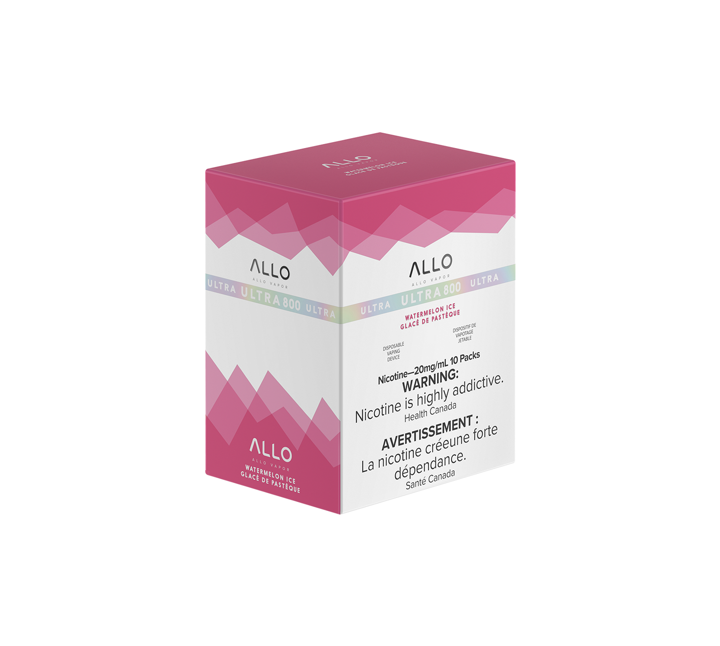 ALLO ULTRA 800 DISPOSABLE 10PC/CARTON