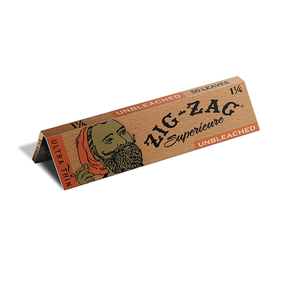 Zig Zag 1 1/4 Unbleached Papers 25/Case