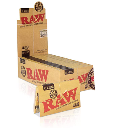 Raw Classic Single Wide 50Ct Case/24