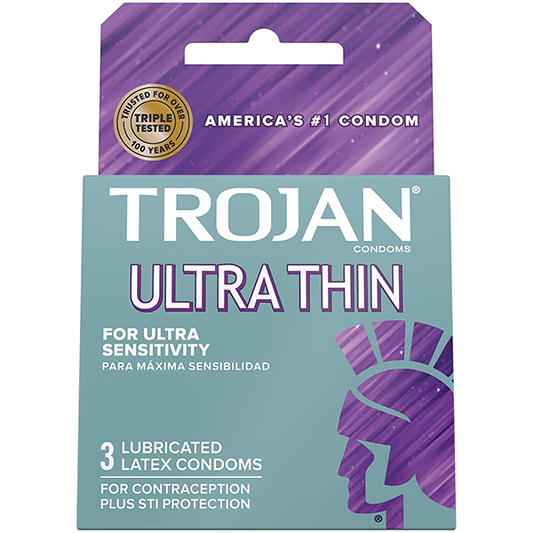 Trojan 3'S Ultra Thin Pk Case/8