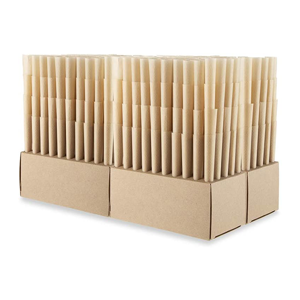 Raw Classic Natural Unrefined Hemp Pre-Rolled Cones King Size Box
