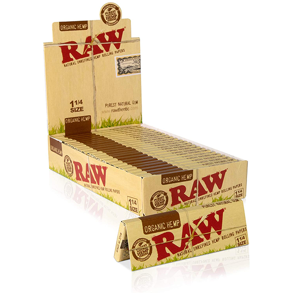 Raw Rolling Papers Organic Hemp 1/4 24Ct Case/42