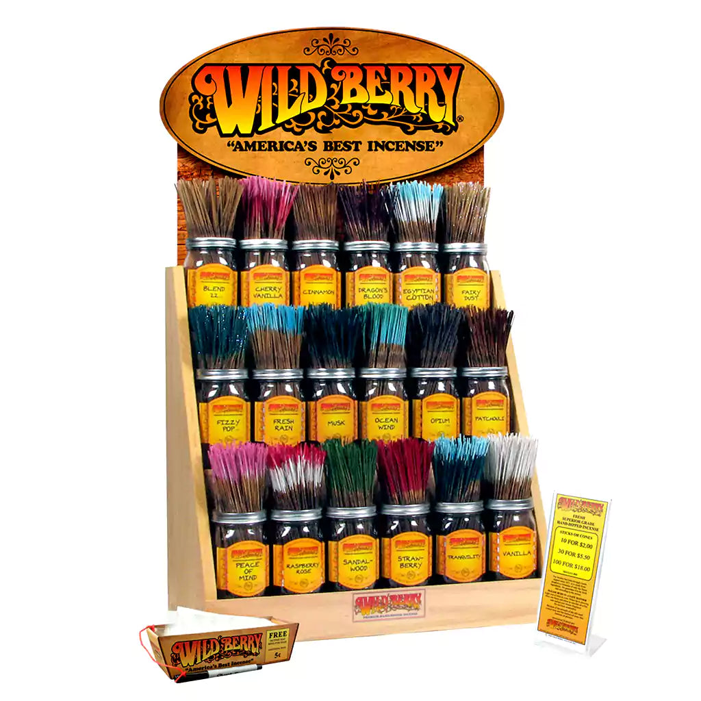 Wild Berry Incense Jars Starter Kit - 18ct