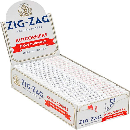 Zig-Zag Kutcorners White Papers Case/25