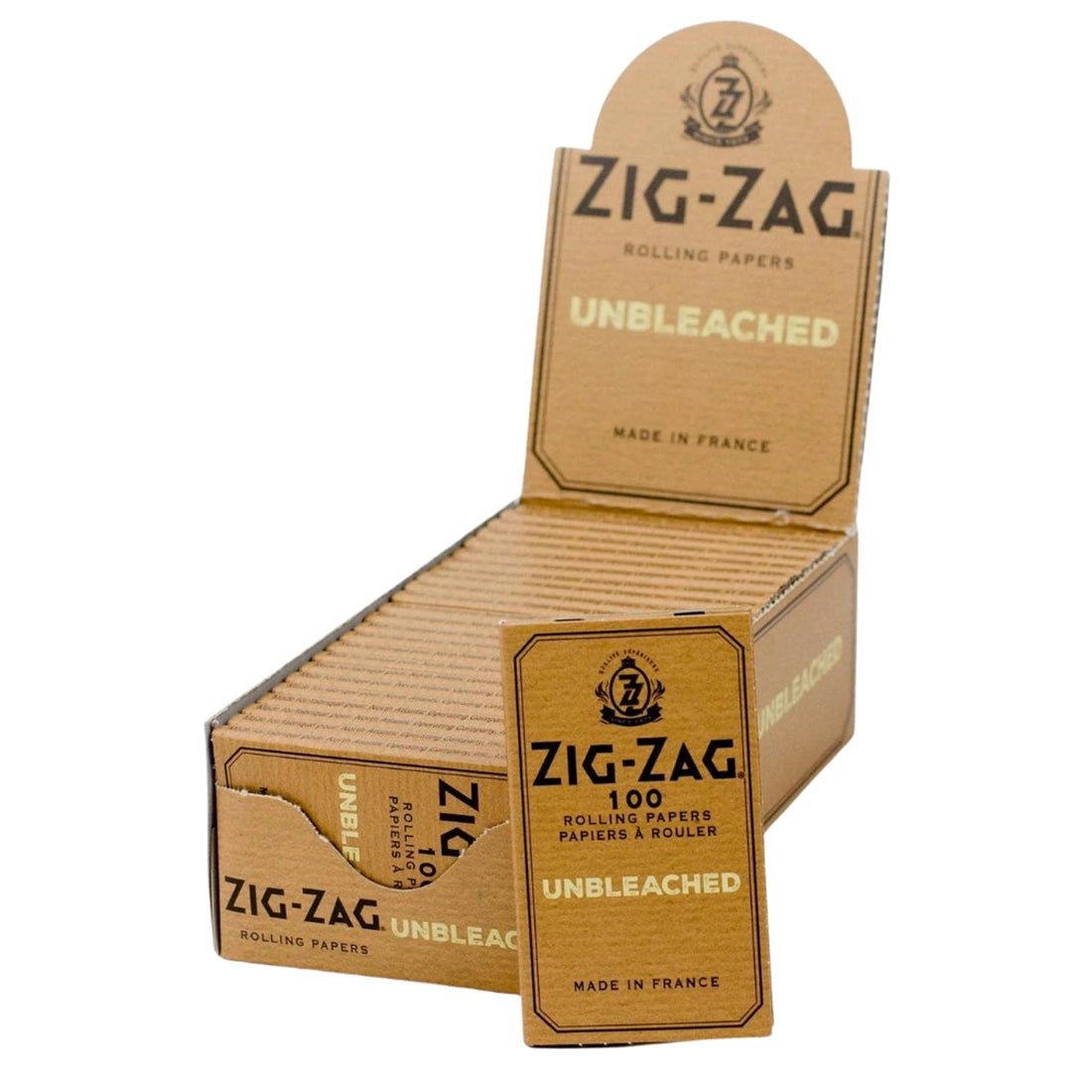 Zig Zag Unbleached SW Rolling Papers - 25ct