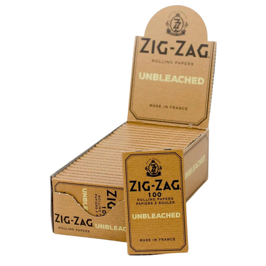 Zig Zag Unbleached SW Rolling Papers - 25ct