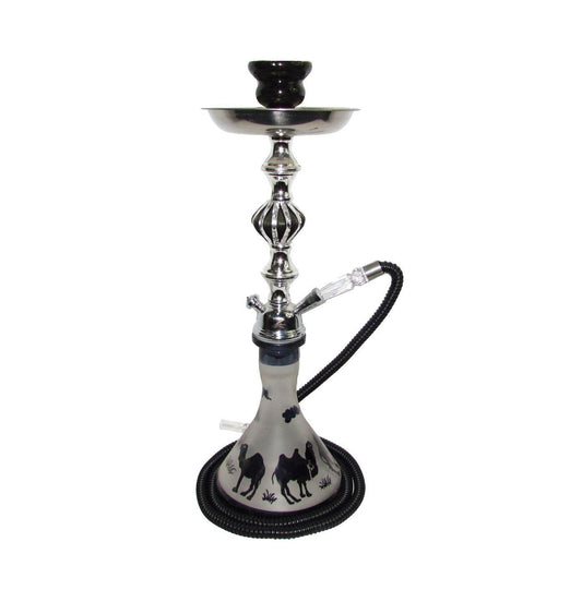 ZEBRA CAMEL 1 HOSE HOOKAH 17" 12/CASE