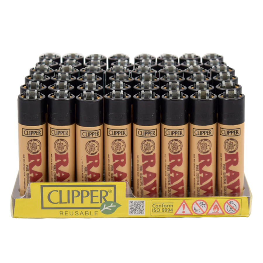 Clipper Raw Lighter 48'S Case/10