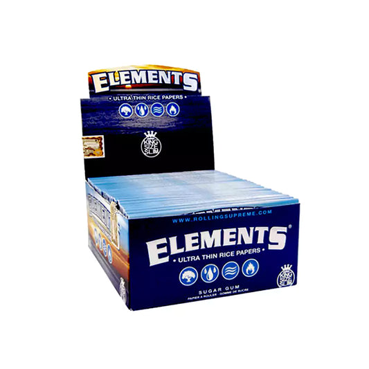 Elements Rice KS Slim Rolling Papers - 50ct