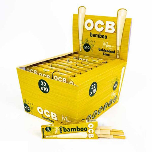 OCB BAMBOO CONE 70 10 PACK 24/CASE
