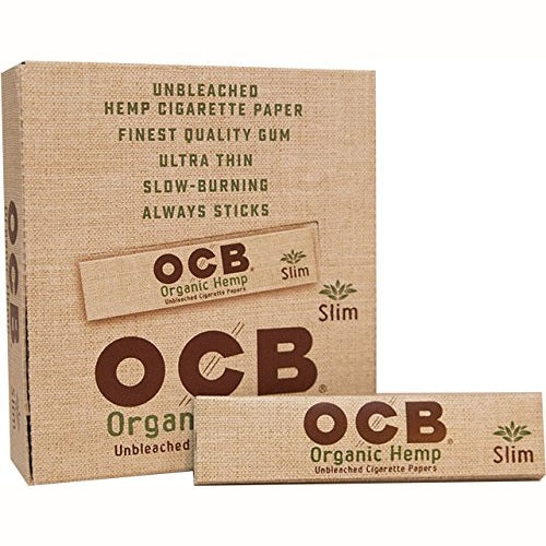 OCB Organic Hemp Slim Rolling Papers - 50ct