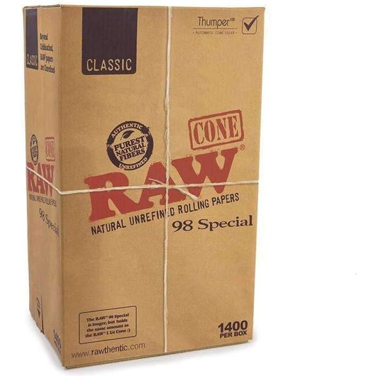 RAW 98 Special Pre-Rolled Cones - 1400ct
