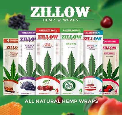 ZILLOW HEMP WRAPS 24/CASE