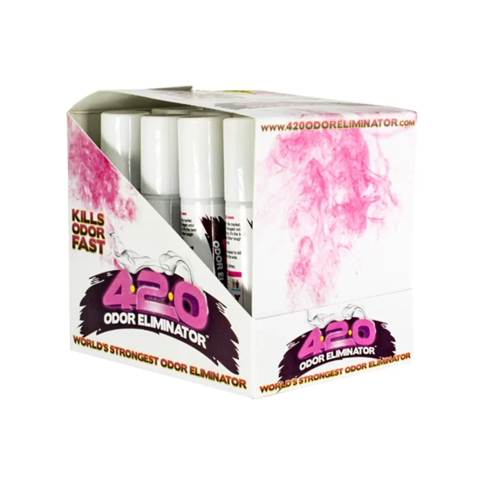 420 Odor Eliminator Sweet Vanilla Pink- 12ct